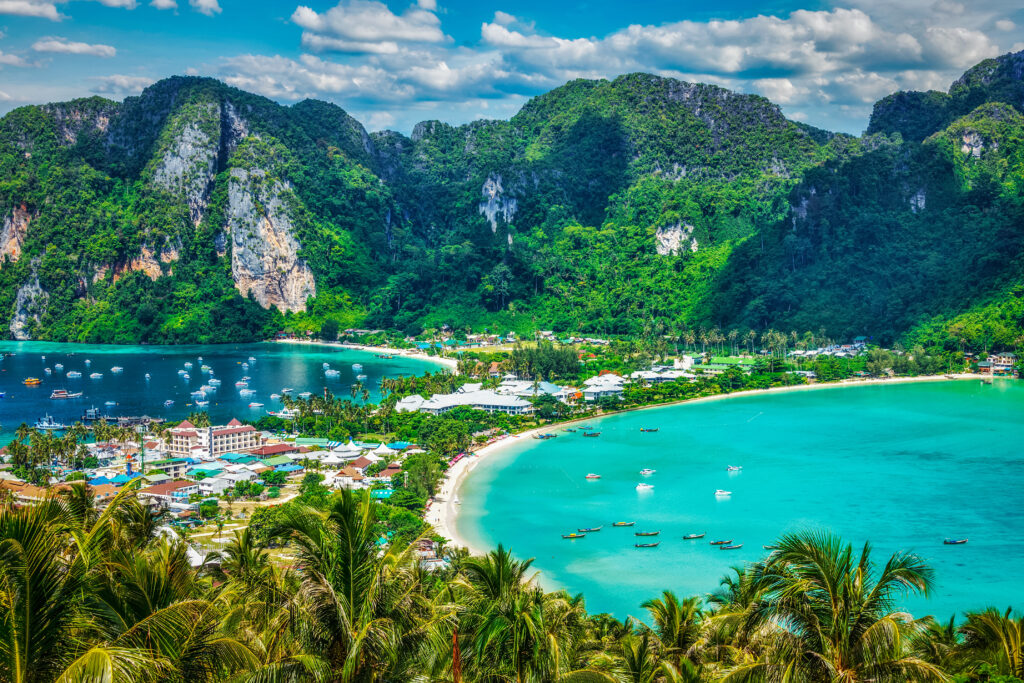 Resorts-Insel-Phi-Phi-Provinz-Krabi-Thailand